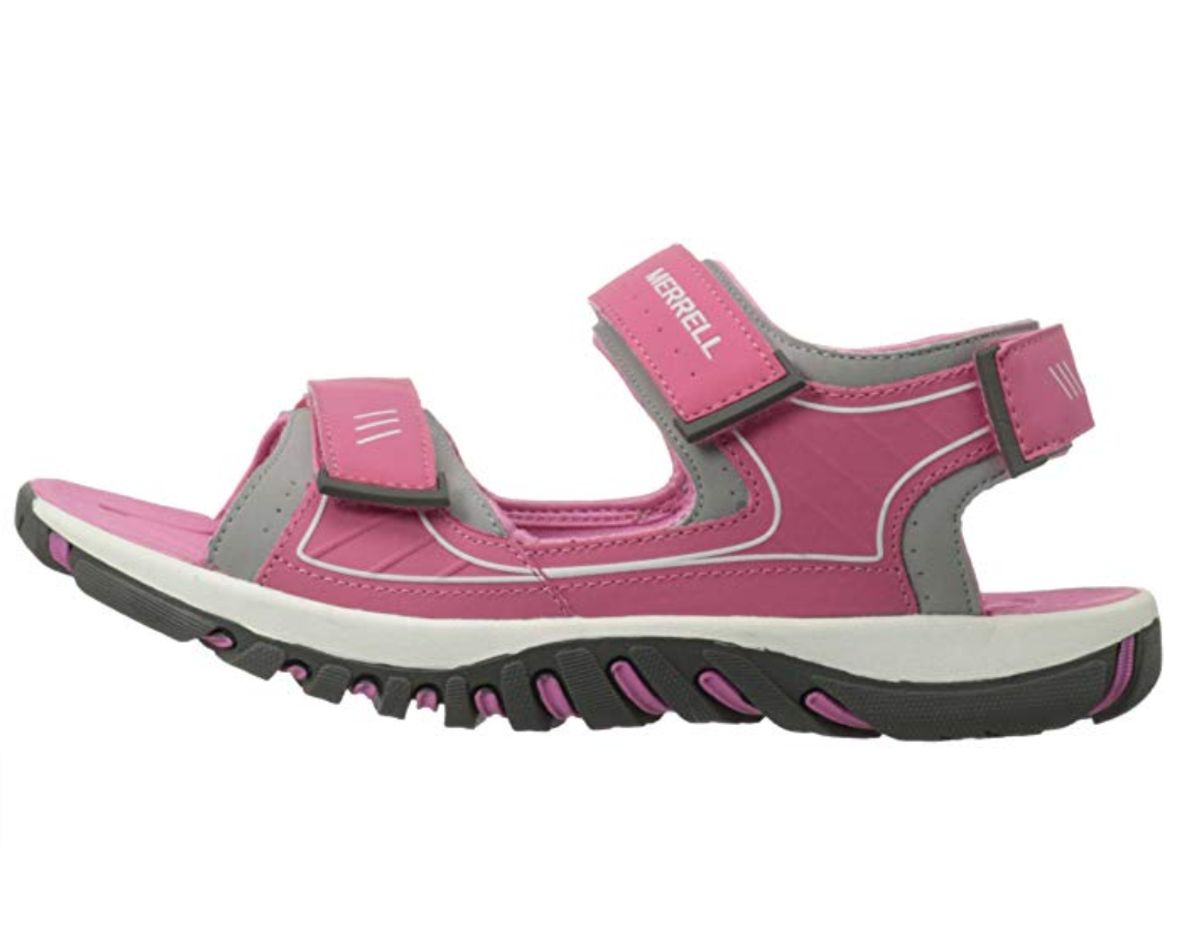Sandali sportivi Merrell Spinster Splash bambina UK 9 EU 28 rosa chiusura touch