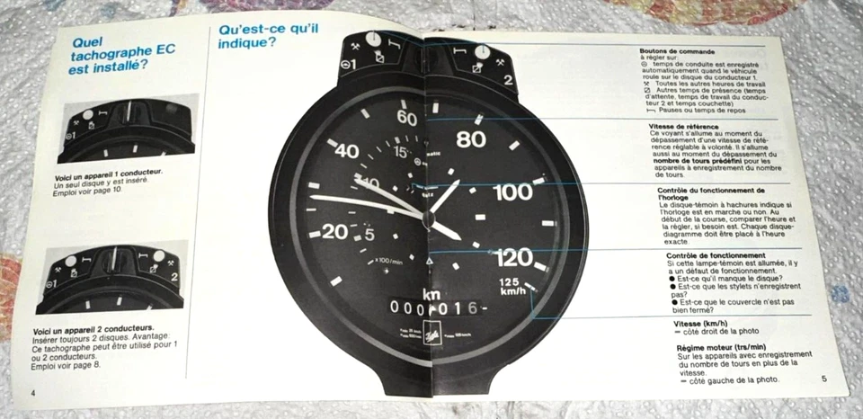 Manuale Tachigrafo Europeo Automatique 1311/1314 Veglia Kienzle in FRANCESE - Immagine 4 di 4