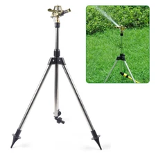 Lawn Tripod Sprinkler Irrigation Equipment Adjustable 360�� Spray Watering New