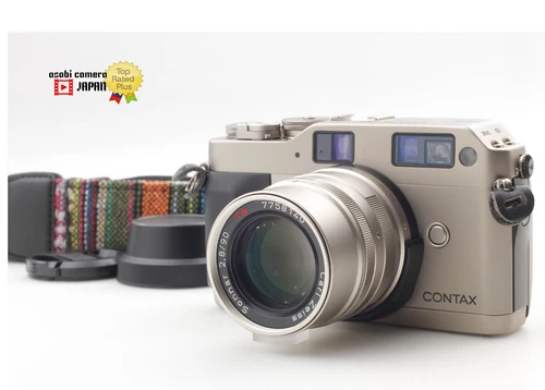 [N MINT+++  Strap ] Contax G1 35mm Film Camera Sonnar 90mm f/2.8 Lens From JAPAN