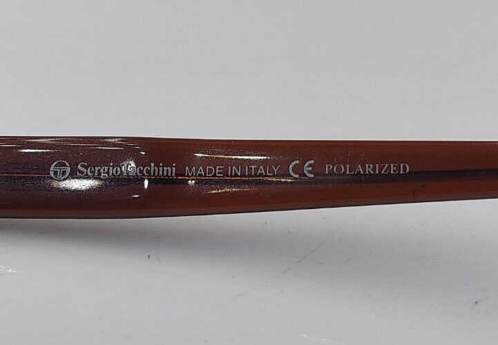 Vintage Sergio Tacchini ST1073 Bronze Oval Metal Sunglasses  display picture 3