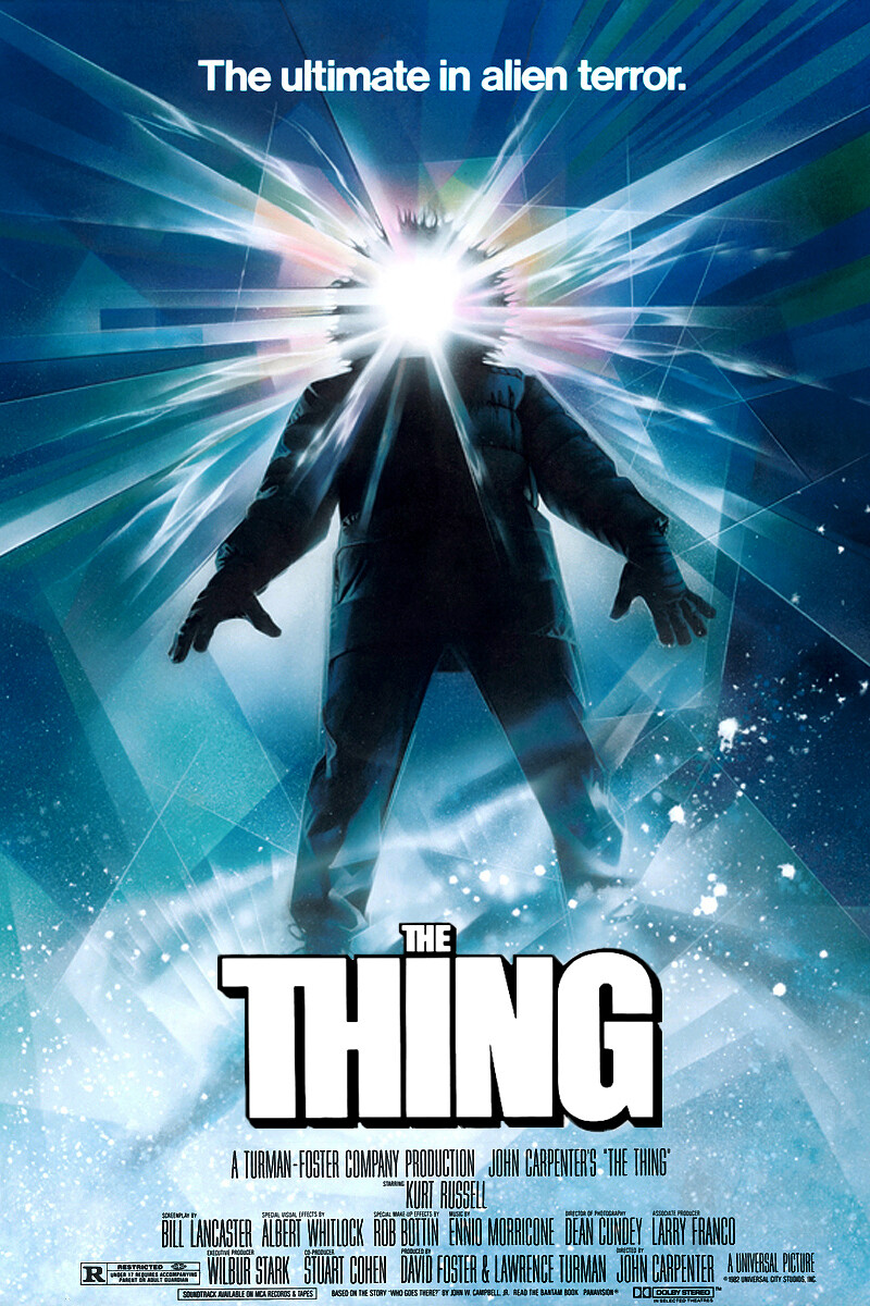 1982 The Thing Movie Poster Print Kurt Russell Alien RJ MacReady
