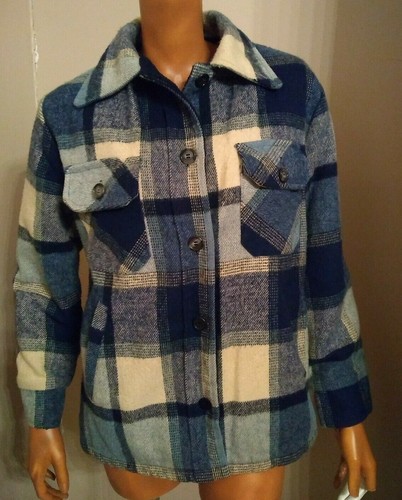 vtg JCPenney Plaid Heavy Barn Work 