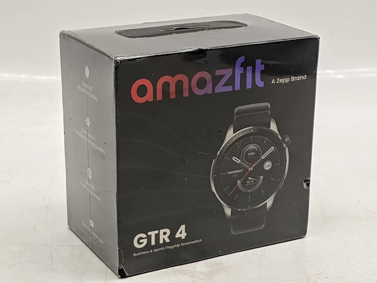 Amazfit GTR 4 Buisness & Sports Flagship Black Smartwatch