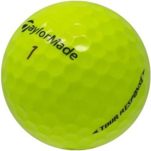 TaylorMade Tour Response Yellow Used Golf Balls in Mint Condition, AAAAA Quality
