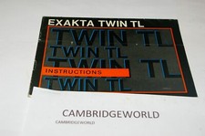 EXAKTA TWIN TL CAMERA INSTRUCTION MANUAL GUIDE USERS BOOK NEW GENUINE ORIGINAL