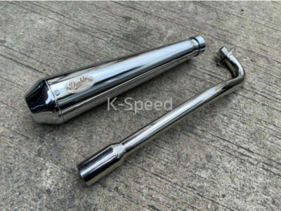 Komplette Auspuffanlage Chromspitze für für Honda C125 Super Cub 2019 2020 2021