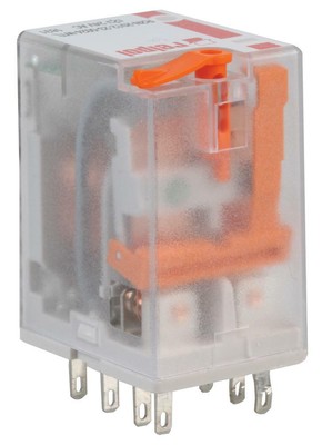 8-PIN INDUSTRIAL RELAY, 12A, 2PCO, 24VAC, COIL RESISTANCE 158OHM, COI FOR RELPOL