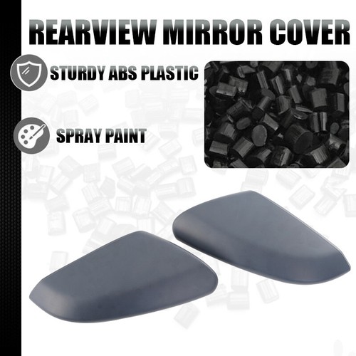 2x Door Side Rearview Mirror Cover Trim Caps Replacement For Honda CIVIC 2016-21 - Picture 3 of 12