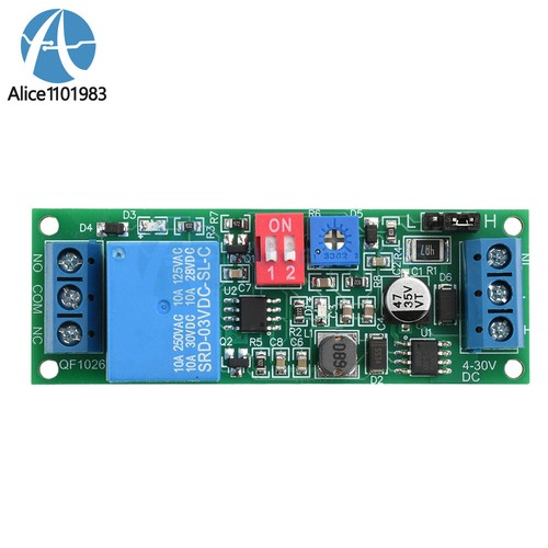 DC 4-30V Power Adjustable Delay Relay Timer Control Module Trigger Delay Switch - Picture 14 of 20