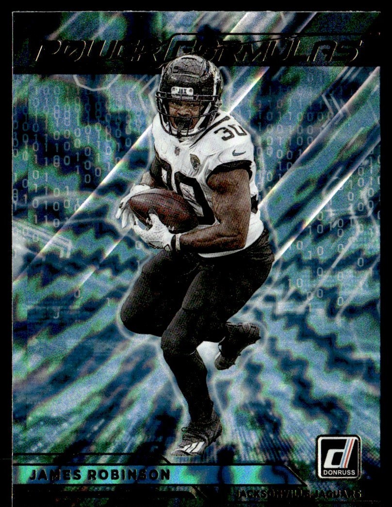 2021 Donruss Power Formulas James Robinson Jacksonville Jaguars #PF20
