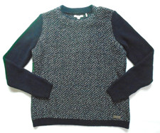 Barbour Size 10 Wool/Cashmere Blend Blue Heather Crewneck Sweater