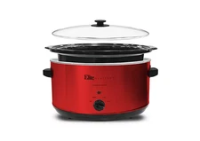 Elite Gourmet 8.5-Quart Stainless Steel Slow Cooker - Durable Kitchen Appliance
