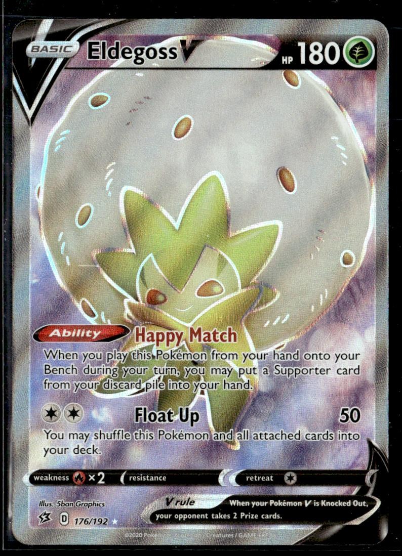 Pokemon Rebel Clash Eldegoss V (Full Art) 176/192