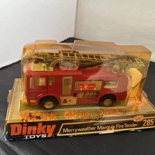 Dinky Toys 285 Merryweather Marquis Fire Tender Diecast Model Toy - England NIB