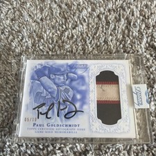 2015 Topps Dynasty Paul Goldschmidt Auto Patches 9/10 #PG1 Arizona Diamondbacks