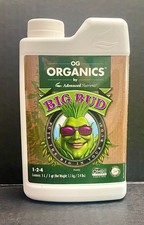 Advanced Nutrients OG Organic Big Bud. New, Unopened. Liter