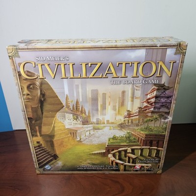 Sid Meier's Civilization Board Game 2010 FFG CI01 Kevin Wilson 2-4 Players OOP