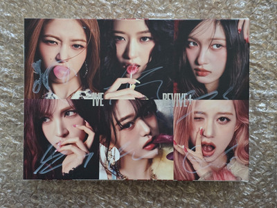 Ive Promo Sticker REVIVE + CHALLENGERS Ver Album Autographed Hand