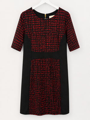 michael kors knee length dresses Sheath Dress Women Size 16 3/4 Sleeve Lined Womens dresses