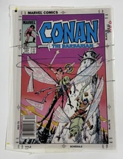 Conan The Barbarian 153 Color Separation Films 3M Comic Cover Production Art