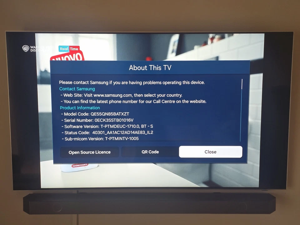 Samsung TV QE55QN85DBTXZT Neo QLED 4K Mini LED, Smart TV 55" Processore NQ4... - Immagine 3 di 3