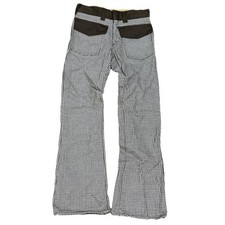 Vintage 70s Lee Riders Houndstooth Pants Talon Zipper Union Made USA 26x30