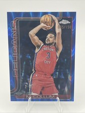 2025-26 Topps Chrome - C.J. McCollum #136 Blue Refractor /150