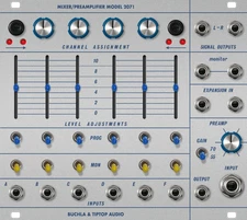 TIPTOP AUDIO BUCHLA 207T MIXER / PREAMPLIFIER : NEW : [DETROIT MODULAR]