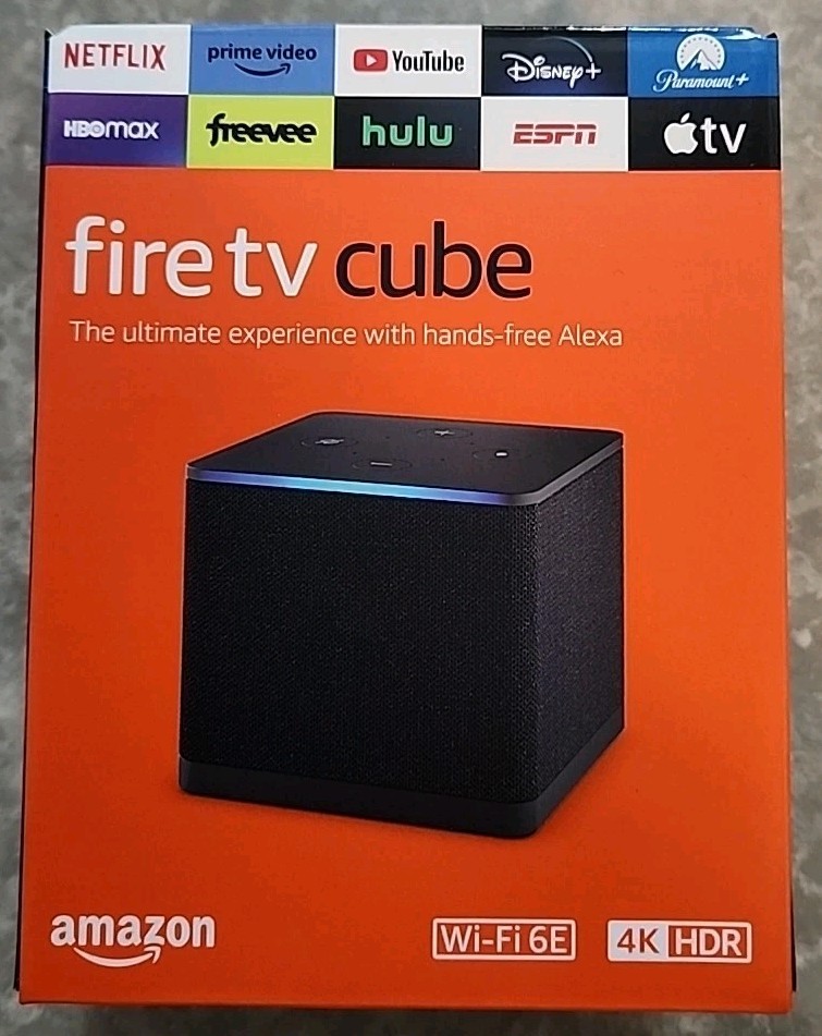 🔥 Amazon Fire TV Cube 3rd Gen. Media Streamer Wi-Fi 6E (NEW