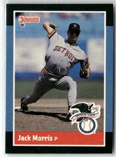 1988 DONRUSS ALL-STARS #24 JACK MORRIS DETROIT TIGERS