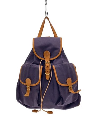 IL BISONTE Canvas Backpack, Navy
