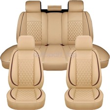 Car Seat Covers 5-seats Frontrear Protector Cushion Fits Chevrolet Equinox Tan