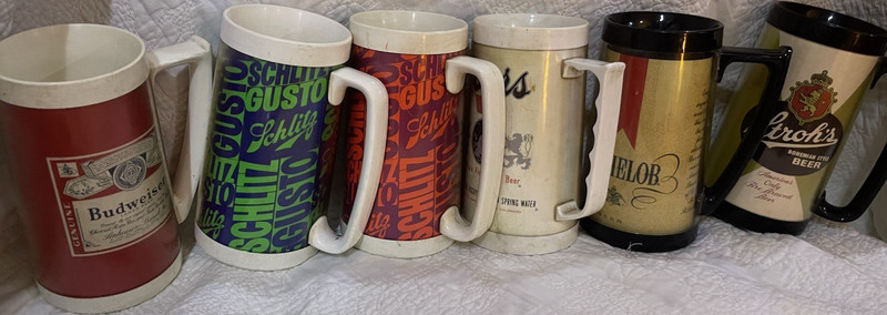 Salem Promotional Advertising Plastic Mug/Cup Set Green & Clear