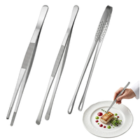 Kochpinzette Set 3 StüCk 30-28 Cm Edelstahl Grillpinzette FüR Kochen Grillen
