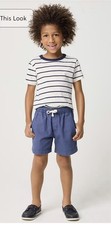 J.Crew Factory Boys Soft Twill Feasting Dock Short Size 7 Brand New
