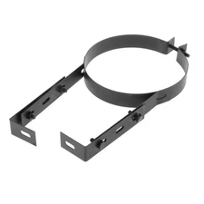 Round Chimney Strap with Wall Arms Adjustable Flue Support Clamp Long Lasting