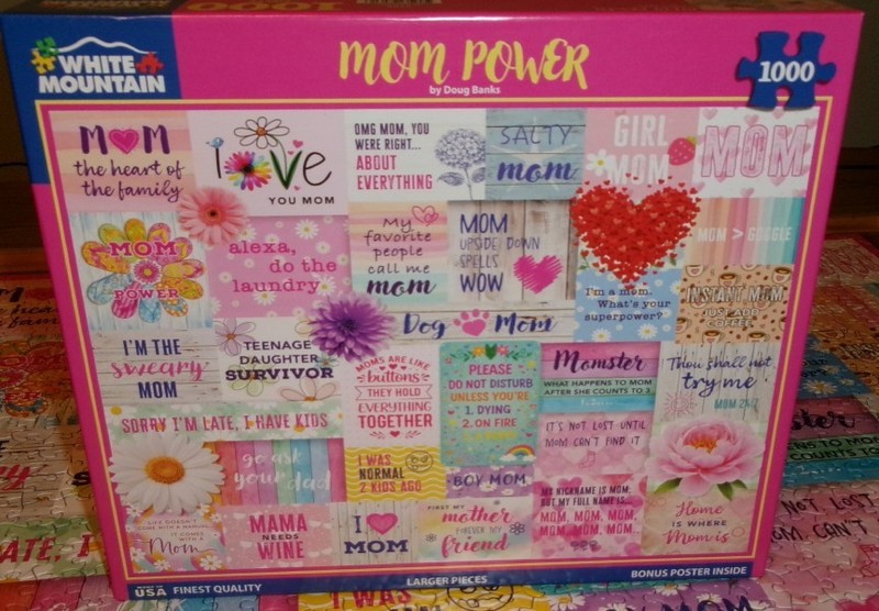MOM POWER - White Mountain Puzzle – Pre-Owned - #2199