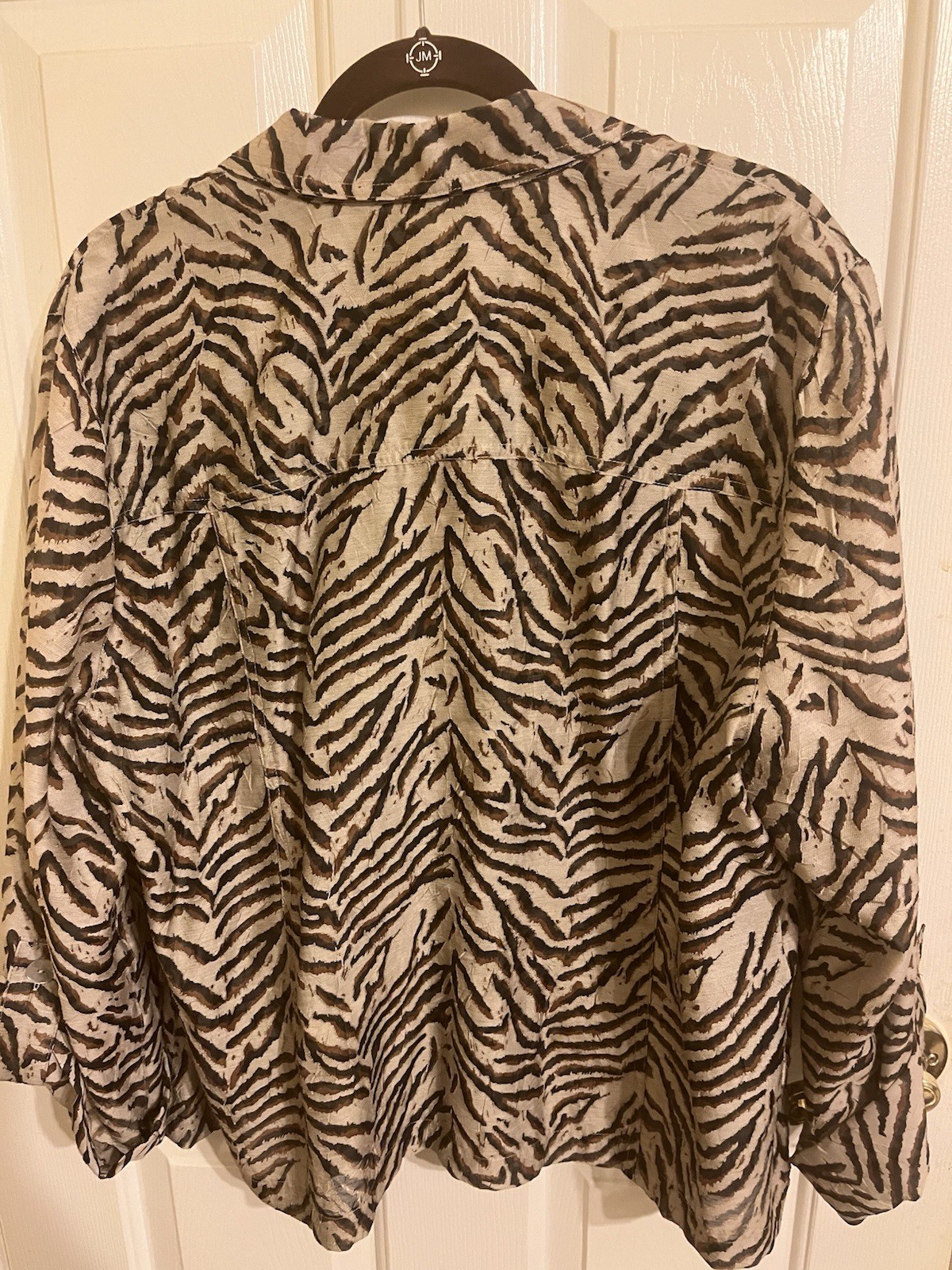 Ruby Rd Women’s Button Up Print Blouse - image 3