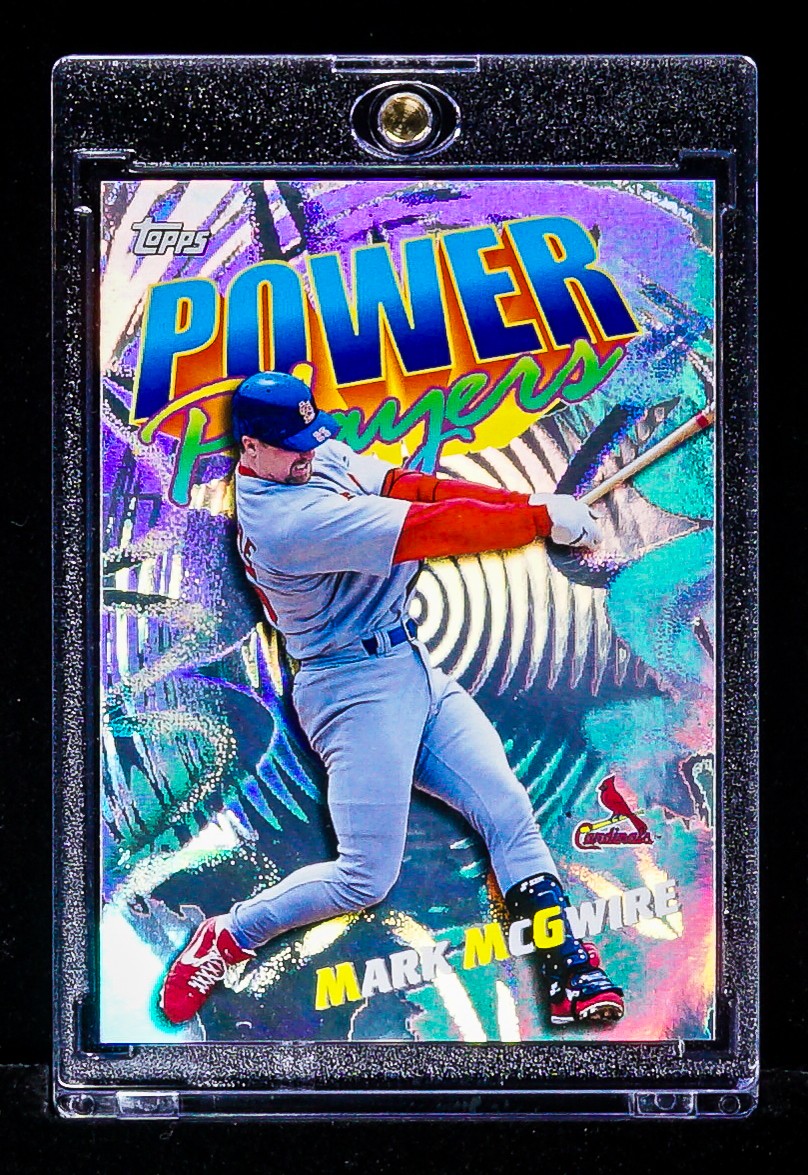 Mark McGwire RARE REFRACTOR PRIZM INVESTMENT CARD St. Louis Cardinals SP