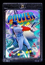 Mark McGwire RARE REFRACTOR PRIZM INVESTMENT CARD St. Louis Cardinals SP