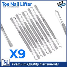 9Pcs Toenail Nail Lifter Ingrown Nail Scaler Podiatry Toenail Surgery Tool