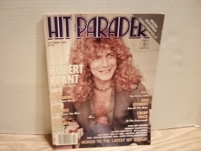Hit Parader Magazine Oct 1983, Zeppelin, Ozzy, Van Halen. POSTER MISSING
