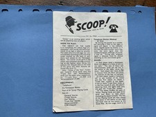 Waddington SCOOP Board Game Instructions only