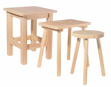 Hocker, Stuhl, Fußschemel, Sitzhocker, Barhocker, Küchenhocker, Fußhocker, Holz