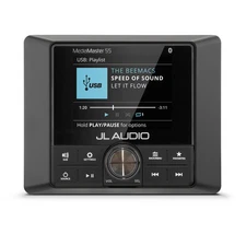 JL Audio MM55 Media Master Premium, Compact Marine Source Unit with Full-colo...