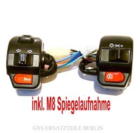Schaltereinheit Kompl. FüR AGM Znen BT49QT YY50QT Taotao Jonway Jmstar REX RS