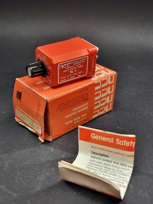 NCC K1K-00300-666 Time Delay Relay 12VDC 3-300 Sec Delay On Make 10A DPDT