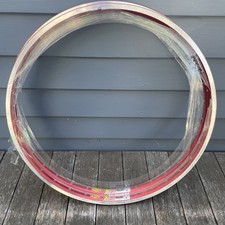 Vintage New-old-stock Pair Mavic X517 Rims 26 32 Hole Red Sup.  Fsw