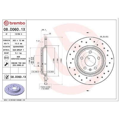 2x Bremsscheibe hinten für Audi A4 8WH B9 8W2 8W5 A5 F53 F57 F5A A6 id82110